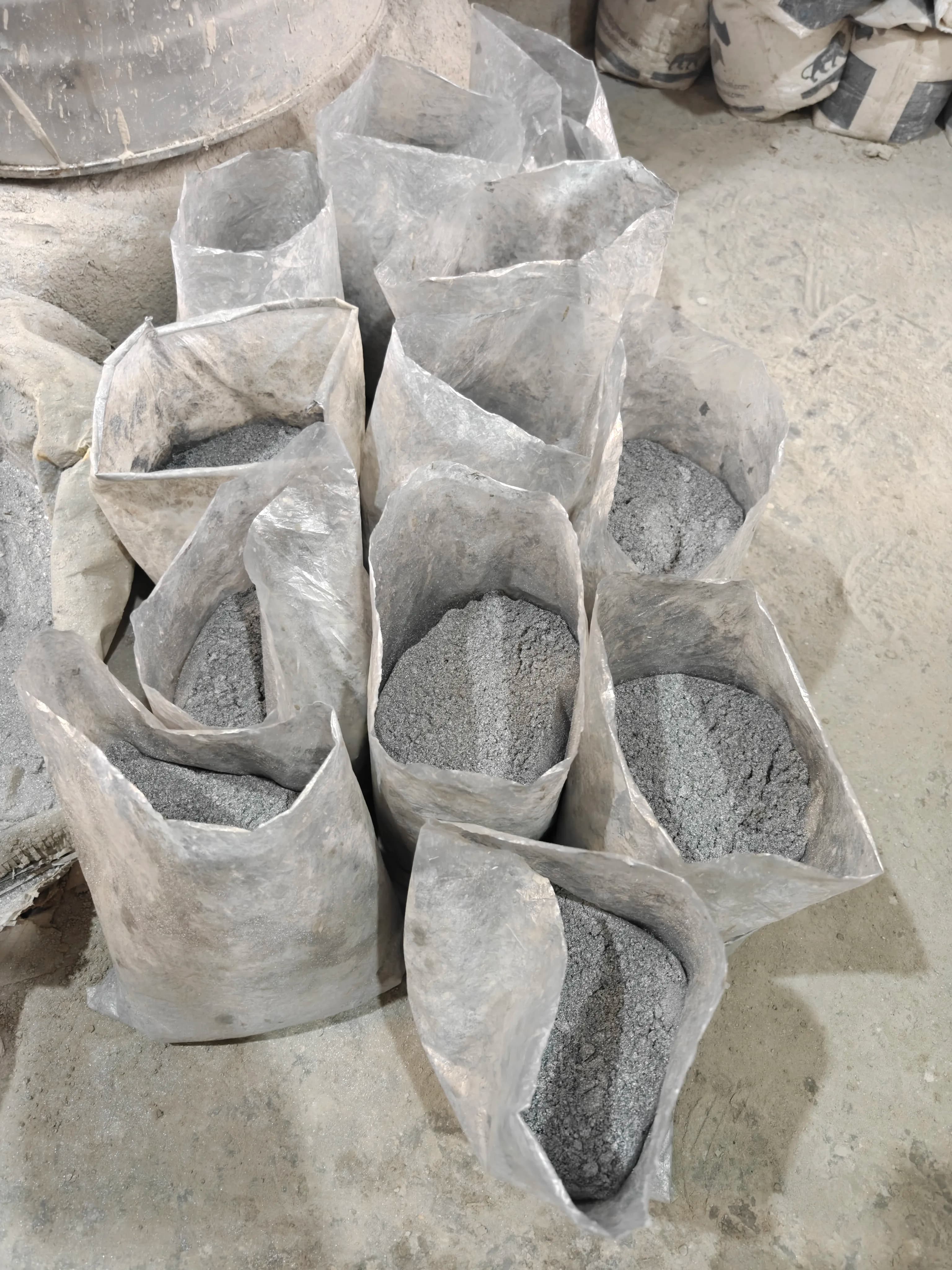 Raw material stock stacked at the Klavetek plant